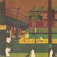 Color Postcard: Ben Grunstein, Hoboken, NJ, 1947