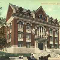 Postcard: Masonic Temple, Jersey City, NJ