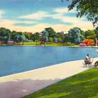 Postcard: Lincoln Park, Jersey City, NJ