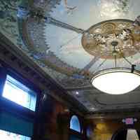 Color photo of Elysian Cafe ceiling in bar room (front room), Hoboken, January 11, 2006.