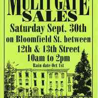          Gate Sale 016. 09-30-1995 Bloomfield St. Between 12th + 13th Sts.
   