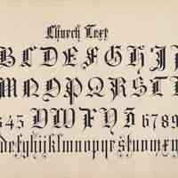          Plate 14, Church Text
   