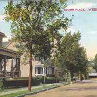 Postcard: Brown Place, Weehawken, NJ