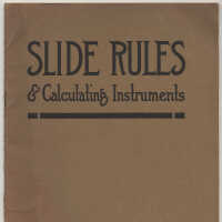          Catalogue: K&E Slide Rules and Calculating Instruments. Keuffel & Esser Co., New York & Hoboken, N.J., [1930]. picture number 15
   