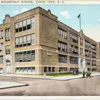 Postcard: Roosevelt School, Union City, NJ
