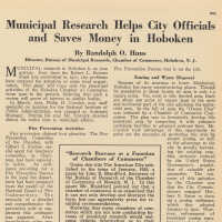          Article: Municipal Research Helps City Officials and Saves Money in Hoboken. From: The American City Magazine, Aug.1926, pp. 209-212. picture number 6
   