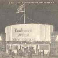 Postcard: Boulevard Arena, Bayonne, NJ