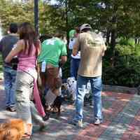 Digital color image of the 2004 Hoboken Pet Parade, along the Hoboken Waterfront, Sunday, September 26, 2004.