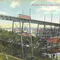 Postcard: Trolley, Hoboken, NJ