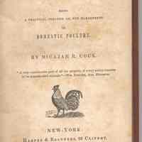 The American Poultry Book; Being a Practical Treatise on the Management of Domestic Poultry.