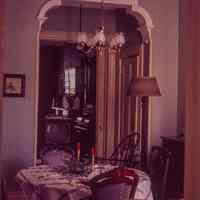 Color slide of the interior of a house.