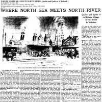          Article: Where the North Sea Meets North River: Quaint and Quiet as a Holland Village is This Street in Hoboken. Robert M. Coates; NYT, March 28, 1928. picture number 3
   