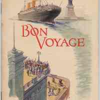 Booklet: North German Lloyd, Bremen. Passenger List. [S.S.] Sierra Ventana. Sailing July 30, 1927 from Hoboken to Bremen.