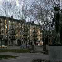          130: Columbus Park; view southwest from behind statue
   