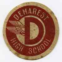 Patch: Demarest High School. (Hoboken). N.d, ca. 1959-1962.