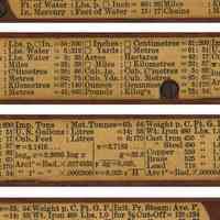          enlarged detail of table on back
   