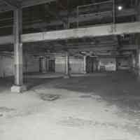 Digital image of B+W photo of former Maxwell House Coffee plant interior, Manufacturing Building, 5th Floor, mezzanine, Hoboken, 2003.