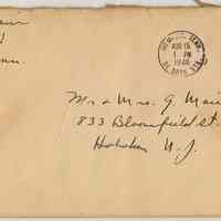 Letters dated 1946 from Lt. George R. Maier, U.S.N.R., Memphis, Tenn., to his parents, Mr. & Mrs. George Maier, 833 Bloomfield St.