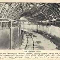 Postcard: Railroad, Hoboken, NJ