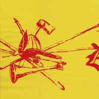 Yellow banner celebrating the 175th anniversary of Hoboken Exempt Firemen