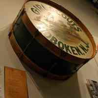 Bass drum from Girls Scouts, Hoboken, N.J., no date, ca. 1925.