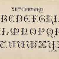          Plate 17, XII th (Twelfth) Century
   