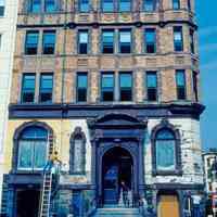 Slides: 16 color transparencies of 84 Washington St. & City Hall vicinity, Hoboken, 1983-1984.