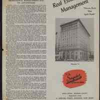 Advertising flier for real estate management services.