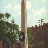 Postcard: Paulus Hook Monument, Jersey City, NJ