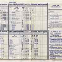          1: Effective April 30, 1961 - side 2, outside, schedule
   