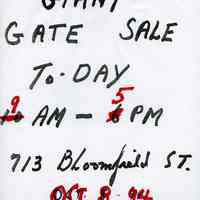          Gate Sale 020
   