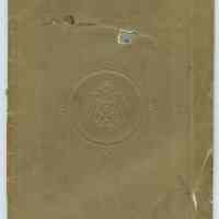 Passport, German, issued to Christoph Knecht Dorn of Volksmannsreuth (Switz.) for passage to North America. Issued Apr. 5, 1908.