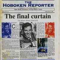 Newspaper article: The Final Curtain. City mourns Sinatra, dead at 82.