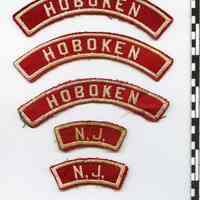          group 1: boy scout sleeve patches, Hoboken; N.J.
   