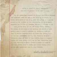 Waiver of notice of special meeting of the Board of Trustees of St. Mary Hospital, November 14, 1962. Typewritten carbon, signed.