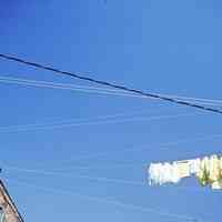 Slides: 40 color transparencies of laundry hanging in Hoboken, ca. 1982-83.