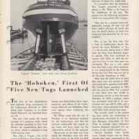          pg 19: launching of tugboat Hoboken
   