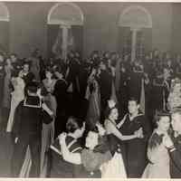 B+W photos, 3, of dance at Hoboken Y.M.C.A. for Coast Guard members, Hoboken, n.d., ca. 1942-1945.