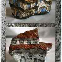 Postcard: Walter Barco. Litopintura / Paintings on stone. March 22 - May 3, 2014 [sic - 2015], Hoboken Historical Museum. [Upper Gallery]