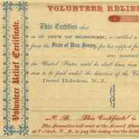          detail center from sheet of three; single certificate with stub
   