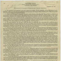          Memorandum for Commanders of Regiments and of Separate Organizations. Issued Inspector's Office, Port of Embarkation, Hoboken, N.J., Sept. 20, 1918. picture number 2
   