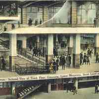 Postcard: Railroad, Hoboken, NJ