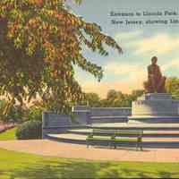 Postcard: Lincoln Park, Jersey City, NJ