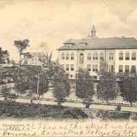 Postcard: High School, Weehawken, NJ