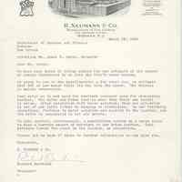 Digital image: Letter to Dept. of Revenue and Finance from R. Neumann & Co., Hoboken, March 28, 1960 re sewage water.