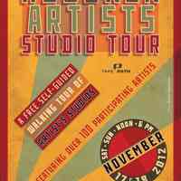Poster artwork by McKevin Shaughnessy: Hoboken Artists Studio Tour, November 17-18, 2012.