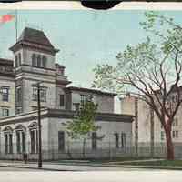 Postcard: Post Office, Jersey City, NJ