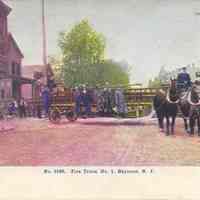 Postcard: Fire Truck No. 1, Bayonne, NJ