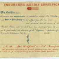          single certificate, cut out without record stub
   