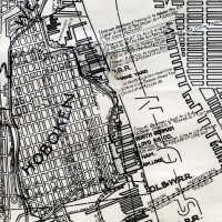          Map of Westerly Shore of Hudson River & New York Bay from Fort Lee to Bayonne. August 1922. Record of Sales along Waterfront. (includes sales 1912 to June 1945.) picture number 5
   